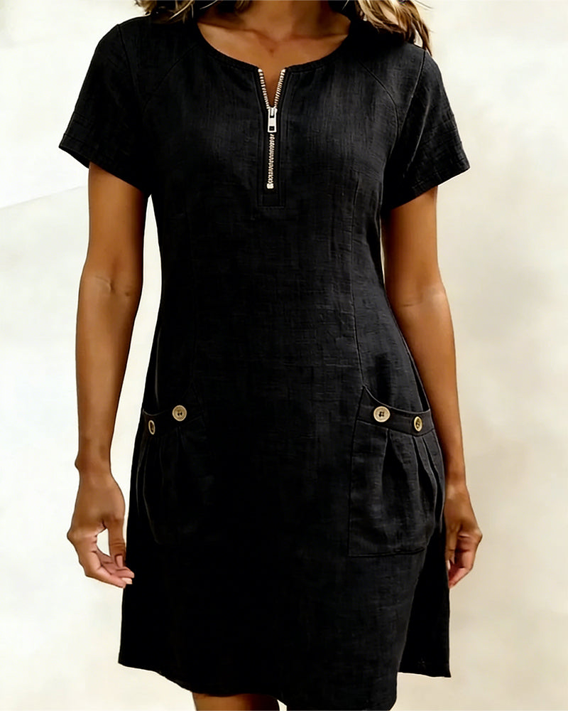 Dalviora™ | Robe Casual Manches Courtes Ela