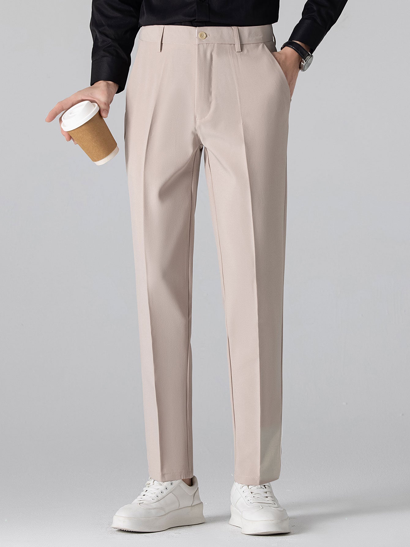 Dalviora™ | Ensemble Polo Col Johnny & Pantalon Fuselé