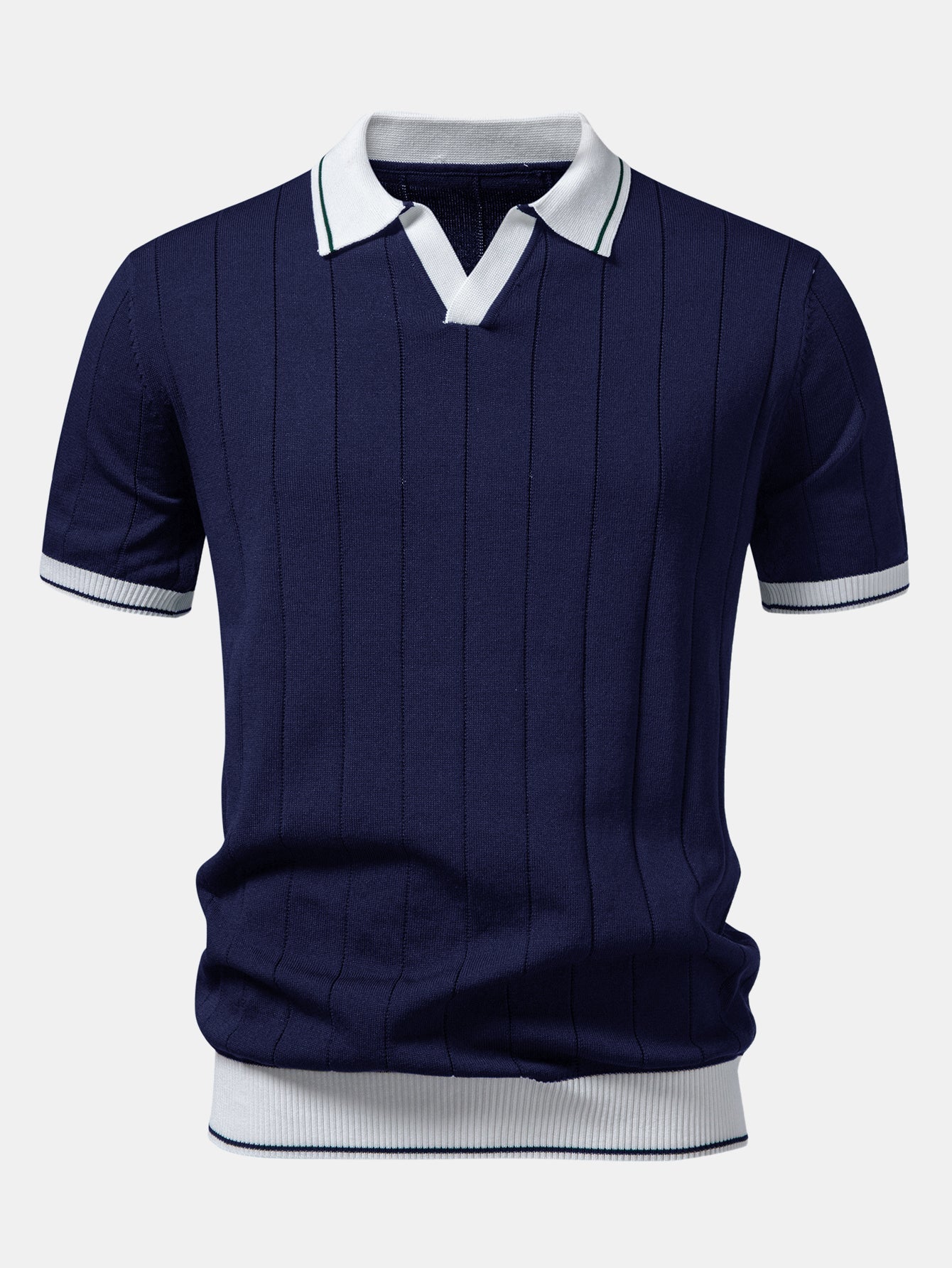Dalviora™ | Ensemble Polo Col Johnny & Pantalon Fuselé