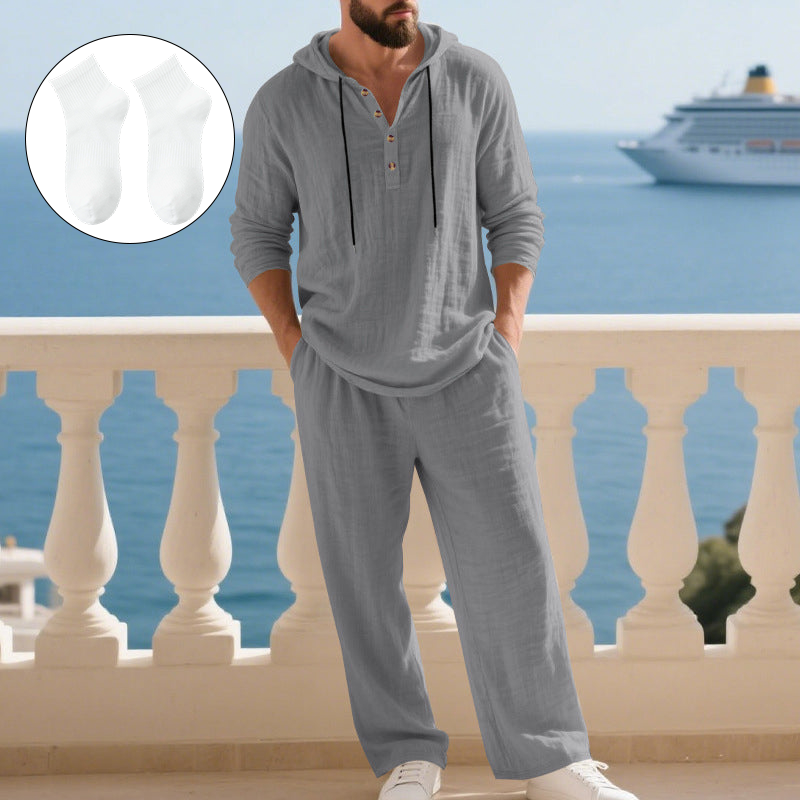 Dalviora™ | 2-teiliges Herren-Set – Kapuzenpullover & Freizeithose