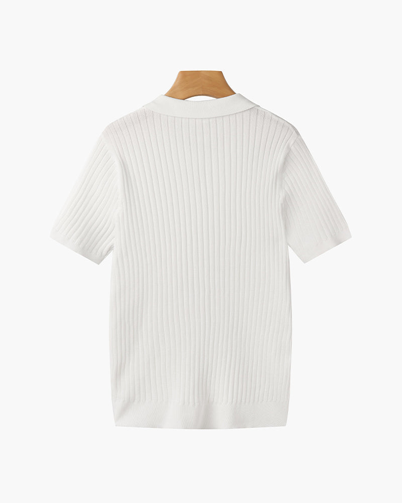 Dalviora™ | Polo Casual CHUNCHEON – Col en V Élégant
