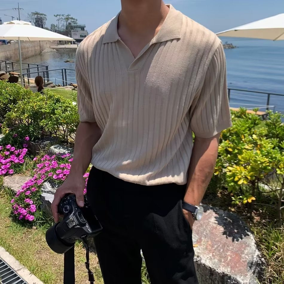 Dalviora™ | Polo Casual CHUNCHEON – Col en V Élégant