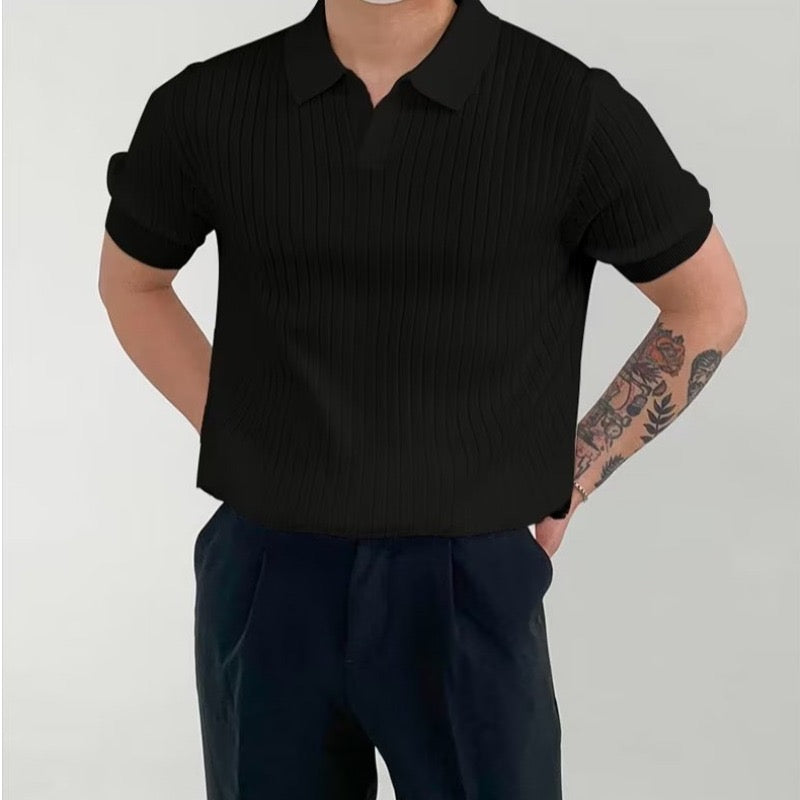 Dalviora™ | Polo Casual CHUNCHEON – Col en V Élégant