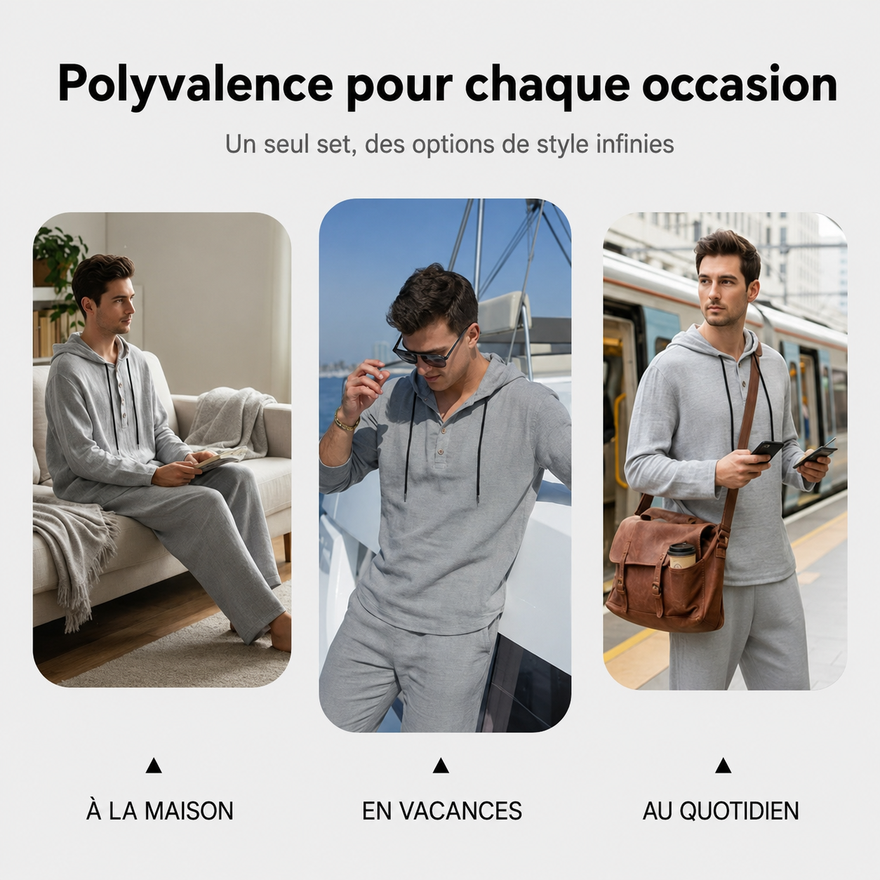 Dalviora™ | 2-teiliges Herren-Set – Kapuzenpullover & Freizeithose