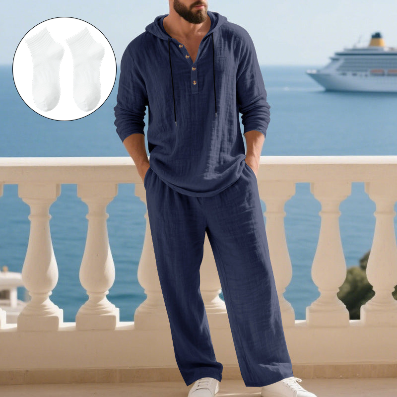 Dalviora™ | 2-teiliges Herren-Set – Kapuzenpullover & Freizeithose