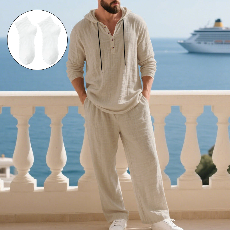 Dalviora™ | 2-teiliges Herren-Set – Kapuzenpullover & Freizeithose