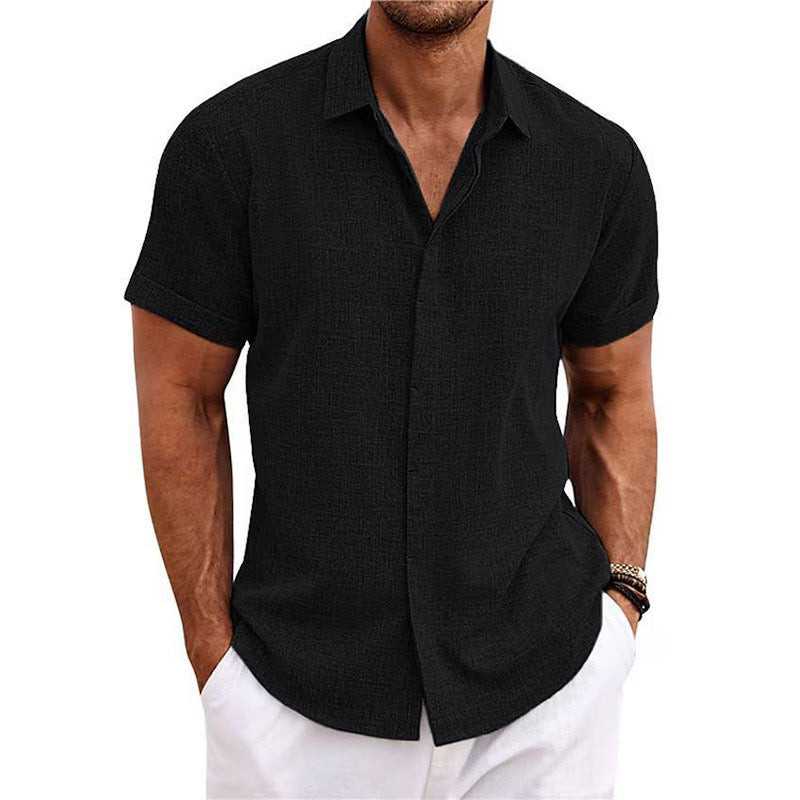 Dalviora™ | Kurzärmeliges Leinenhemd MIAMI