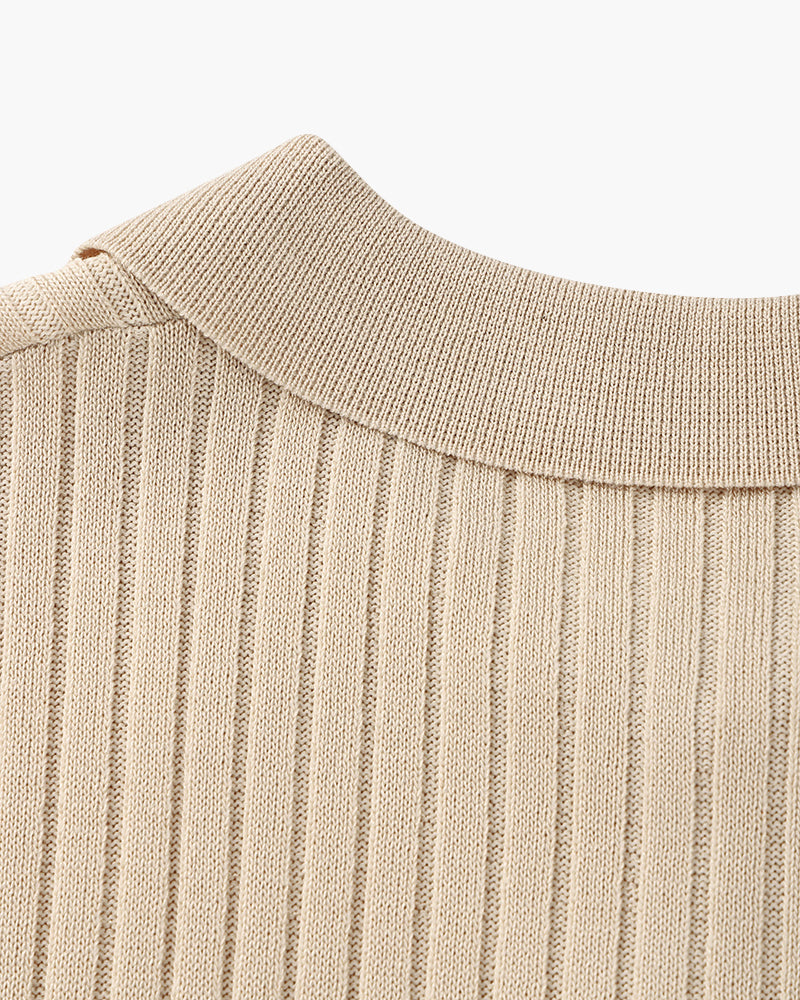 Dalviora™ | Polo Casual CHUNCHEON – Col en V Élégant