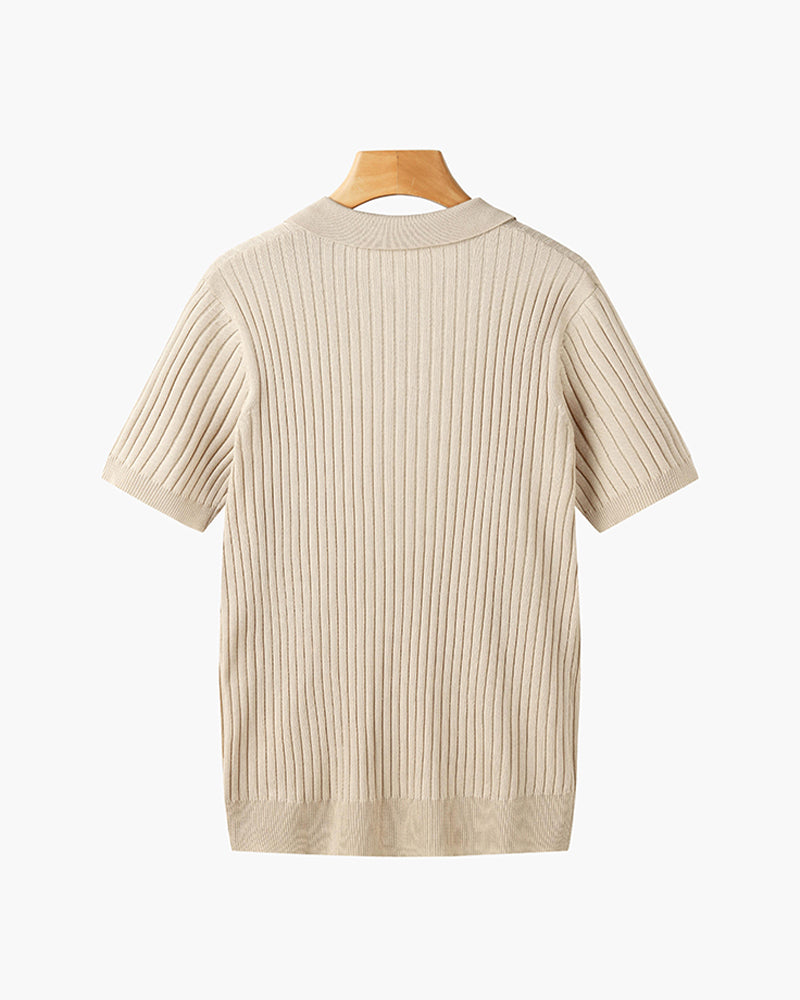 Dalviora™ | Polo Casual CHUNCHEON – Col en V Élégant