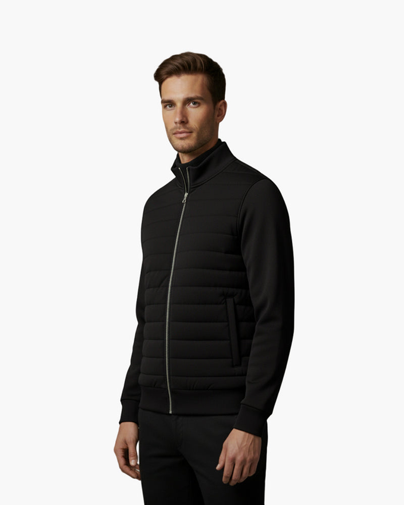 Dalviora™ | STOCKHOLM Hybrid-Steppjacke – Bomber mit hohem Kragen und Doppelreißverschluss