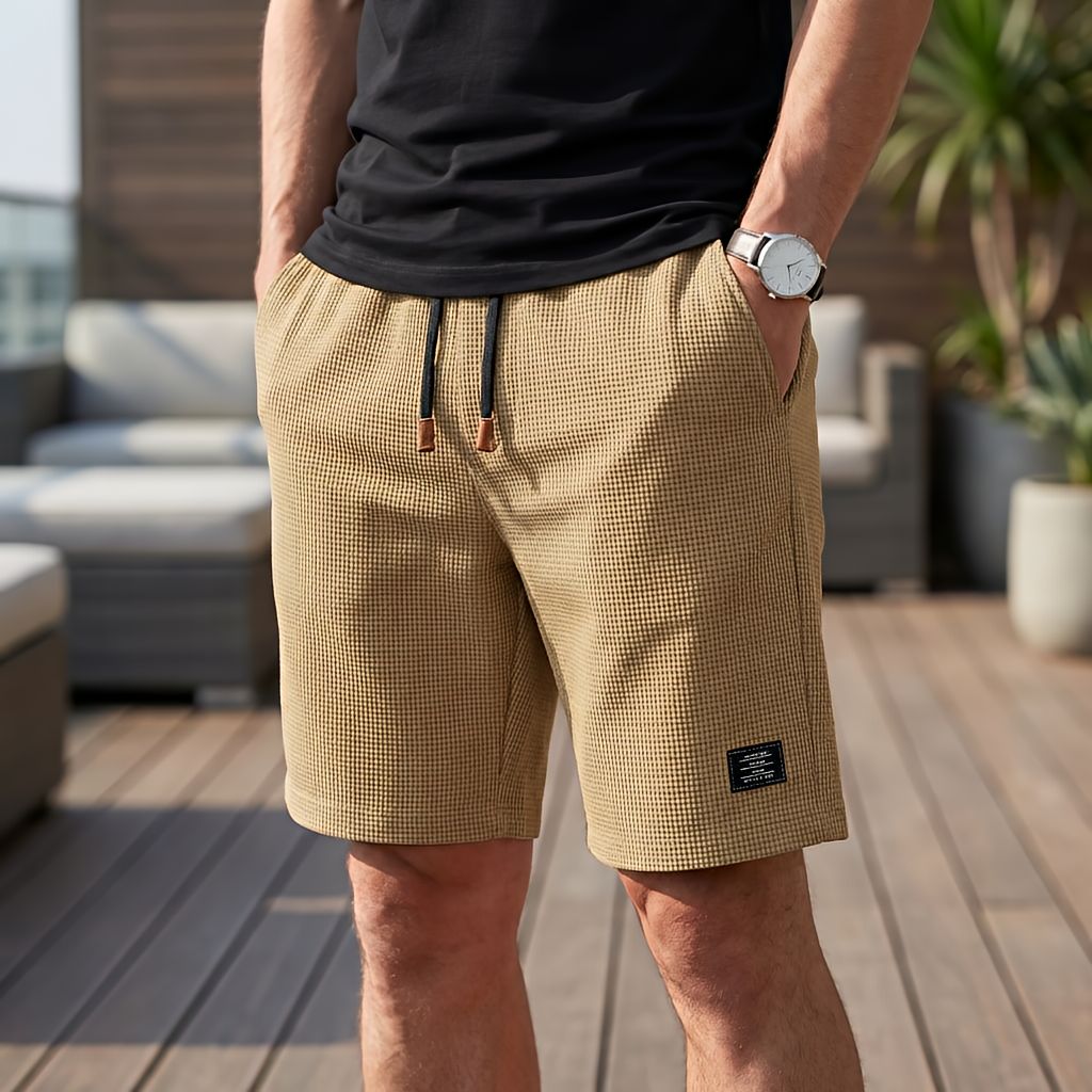 Dalviora™ | Short Été Homme Taille Élastique – 6 Couleurs Tissu Léger S-3XL