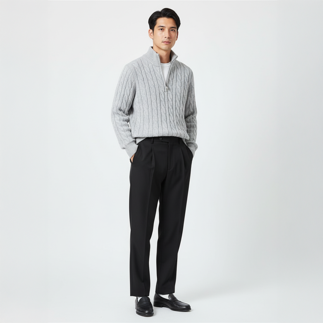 Dalviora™ | Tenue Printemps City Walk – Ensemble Pull & Pantalon
