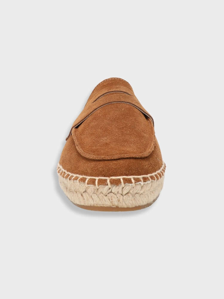 Dalviora™ | SAINT-TROPEZ Mokassins – Braunes Wildleder, Jutesohle, Slip-On für Herren