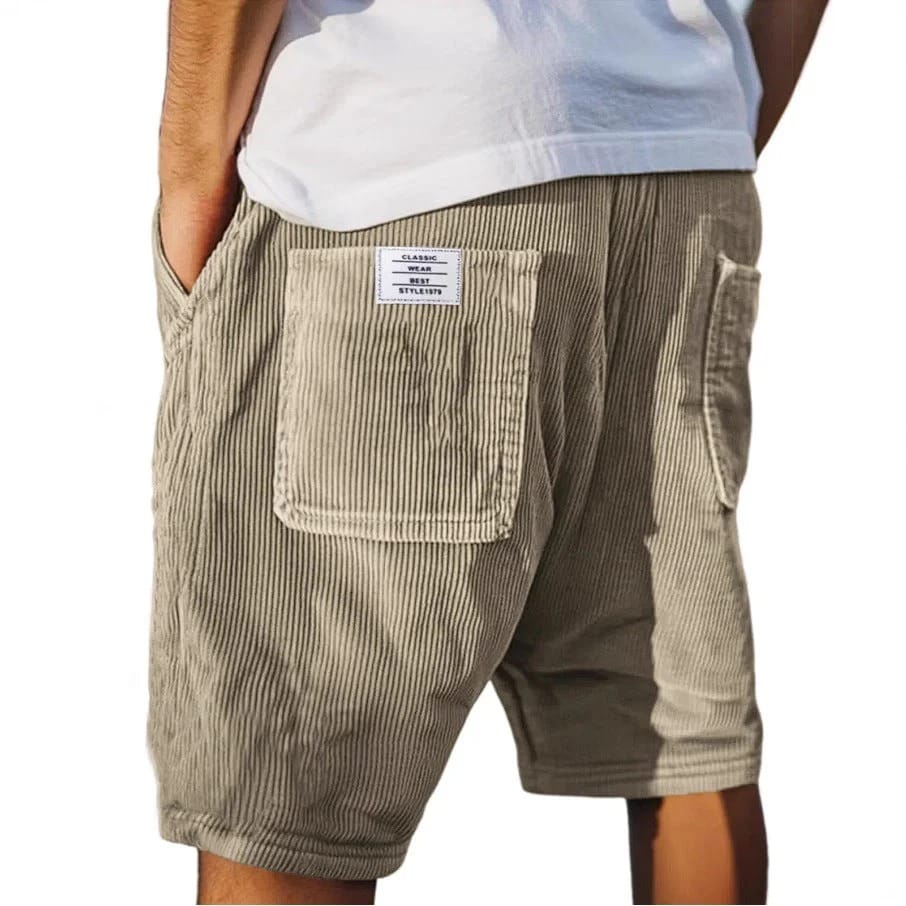 Dalviora™ | Short Velours Côtelé MATTEO – 6 Couleurs Taille Élastique Homme