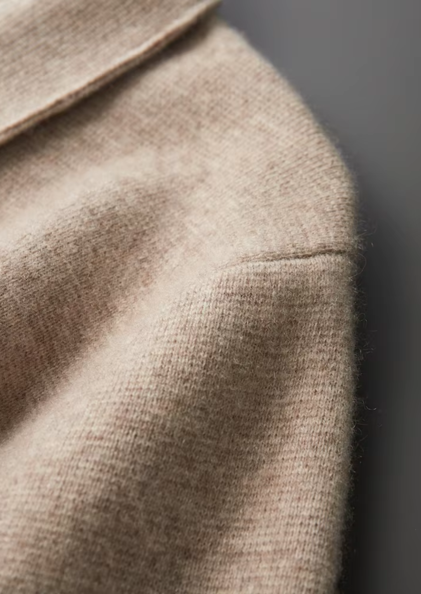 Dalviora™ | Cardigan Polo Zip en Laine Mérinos Extra-Fine