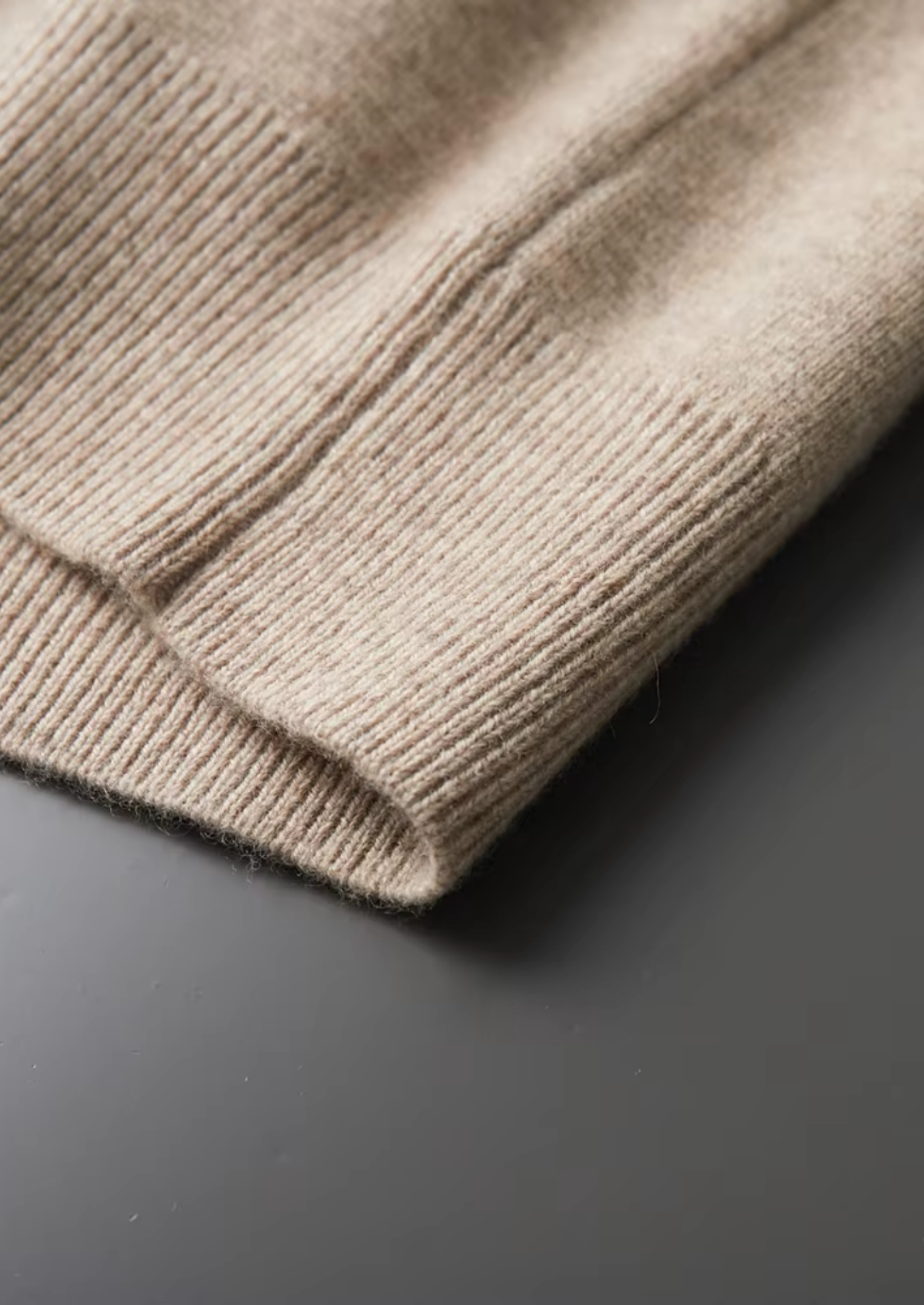Dalviora™ | Cardigan Polo Zip en Laine Mérinos Extra-Fine