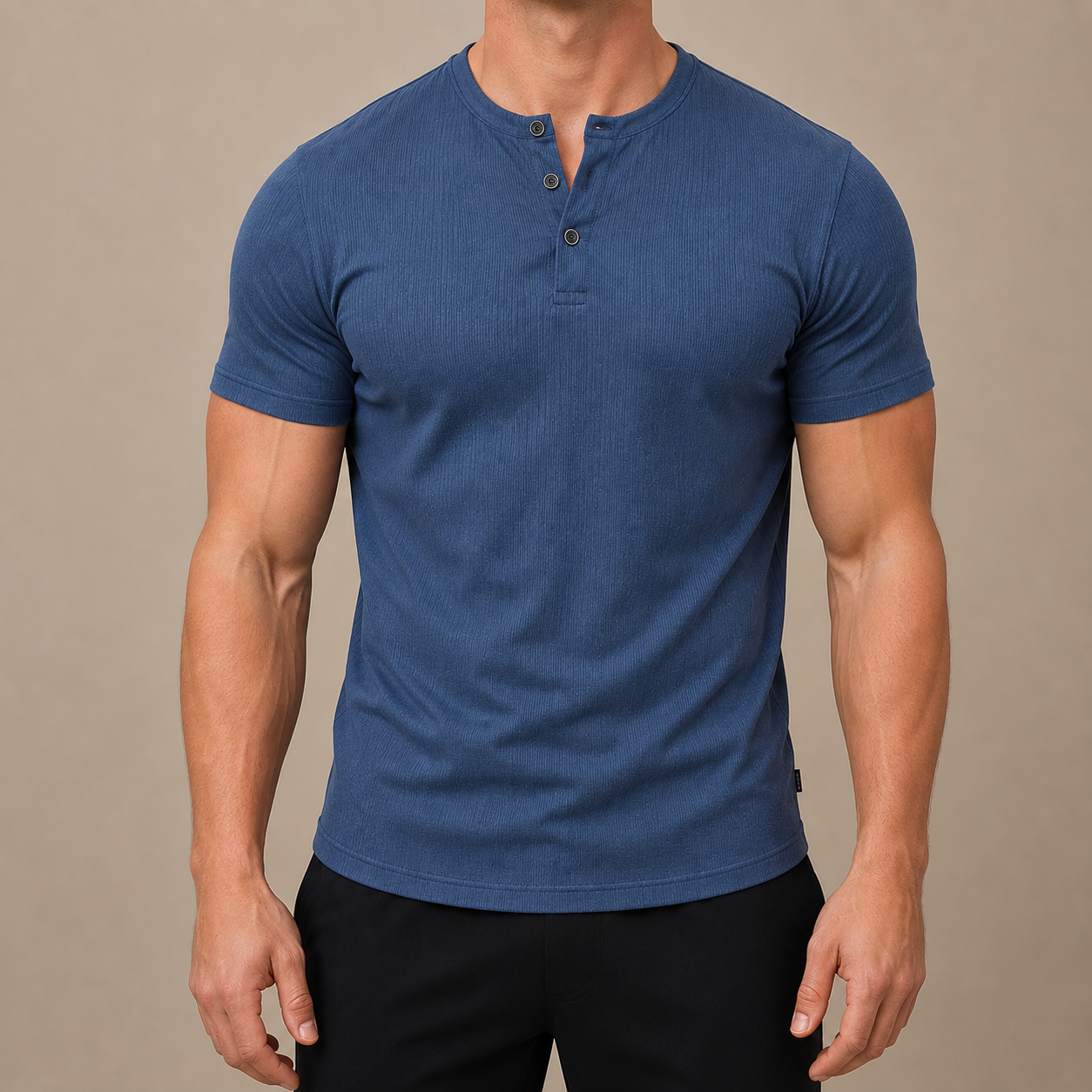 Dalviora™ | Henley Tee Slim Fit pour Homme