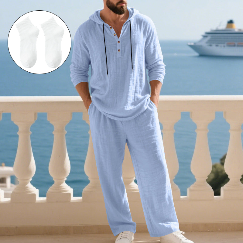 Dalviora™ | Ensemble 2 Pièces Homme – Haut À Capuche & Pantalon Casual