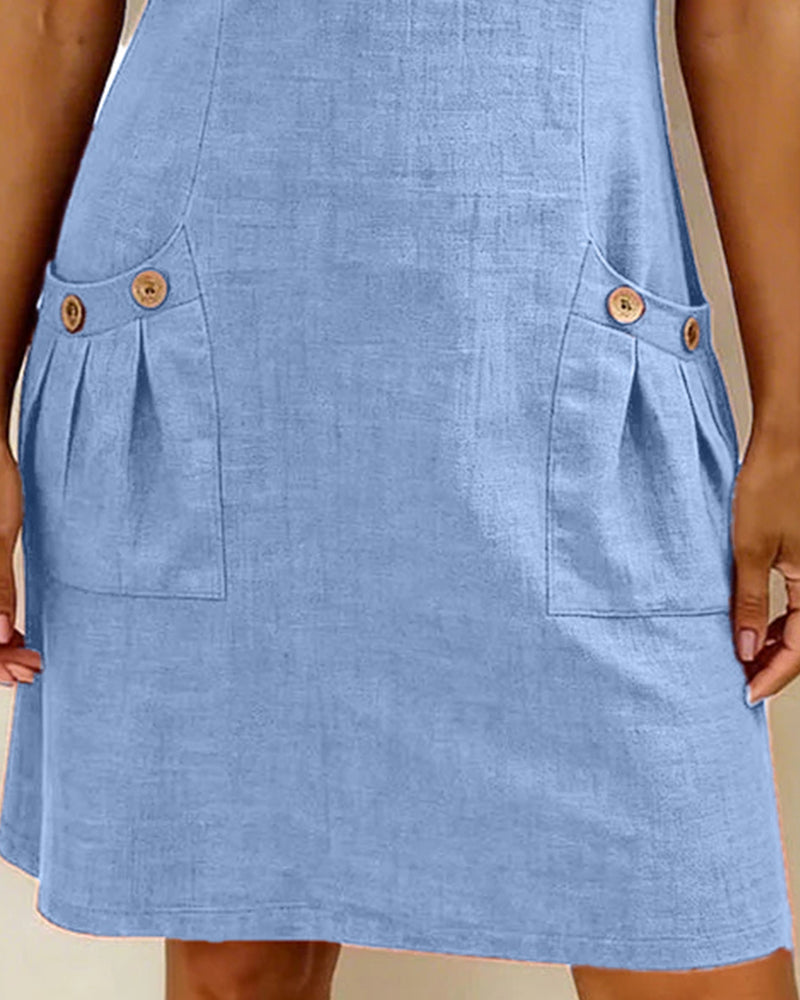 Dalviora™ | Ela Casual Short-Sleeve Dress