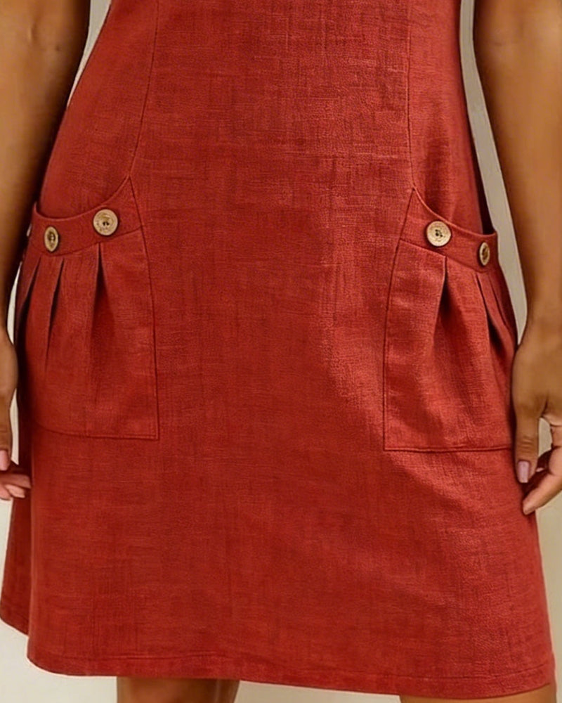 Dalviora™ | Ela Casual Short-Sleeve Dress