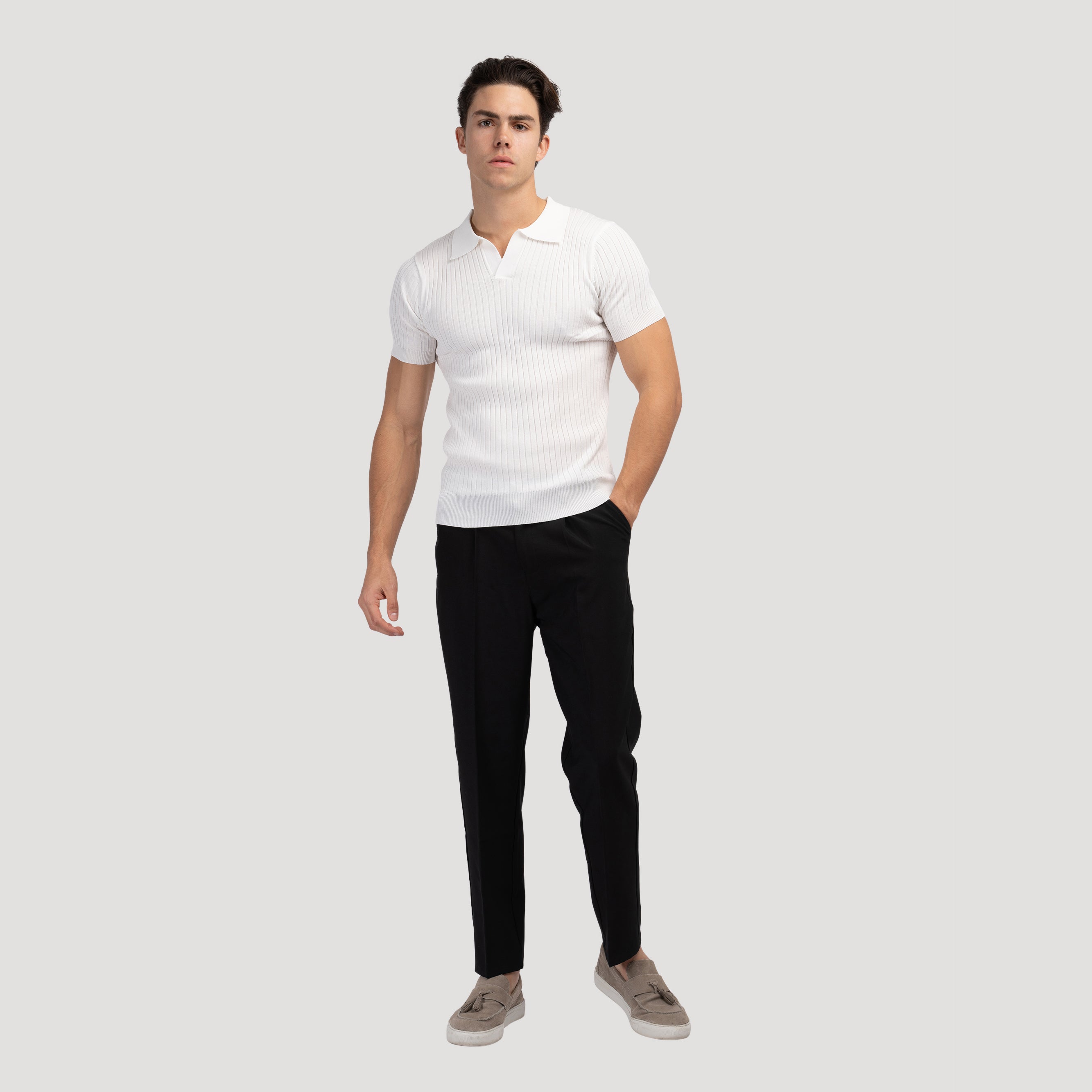 Dalviora™ | Polo Casual CHUNCHEON – Col en V Élégant