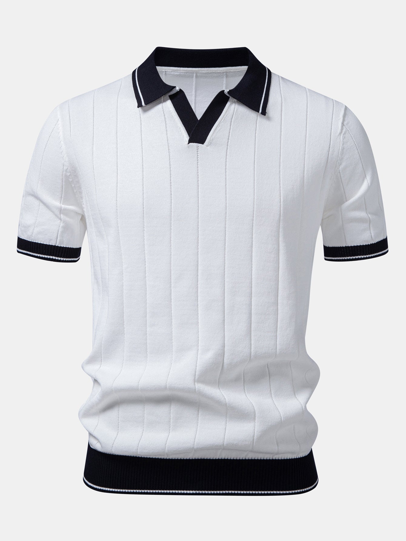 Dalviora™ | Ensemble Polo Col Johnny & Pantalon Fuselé