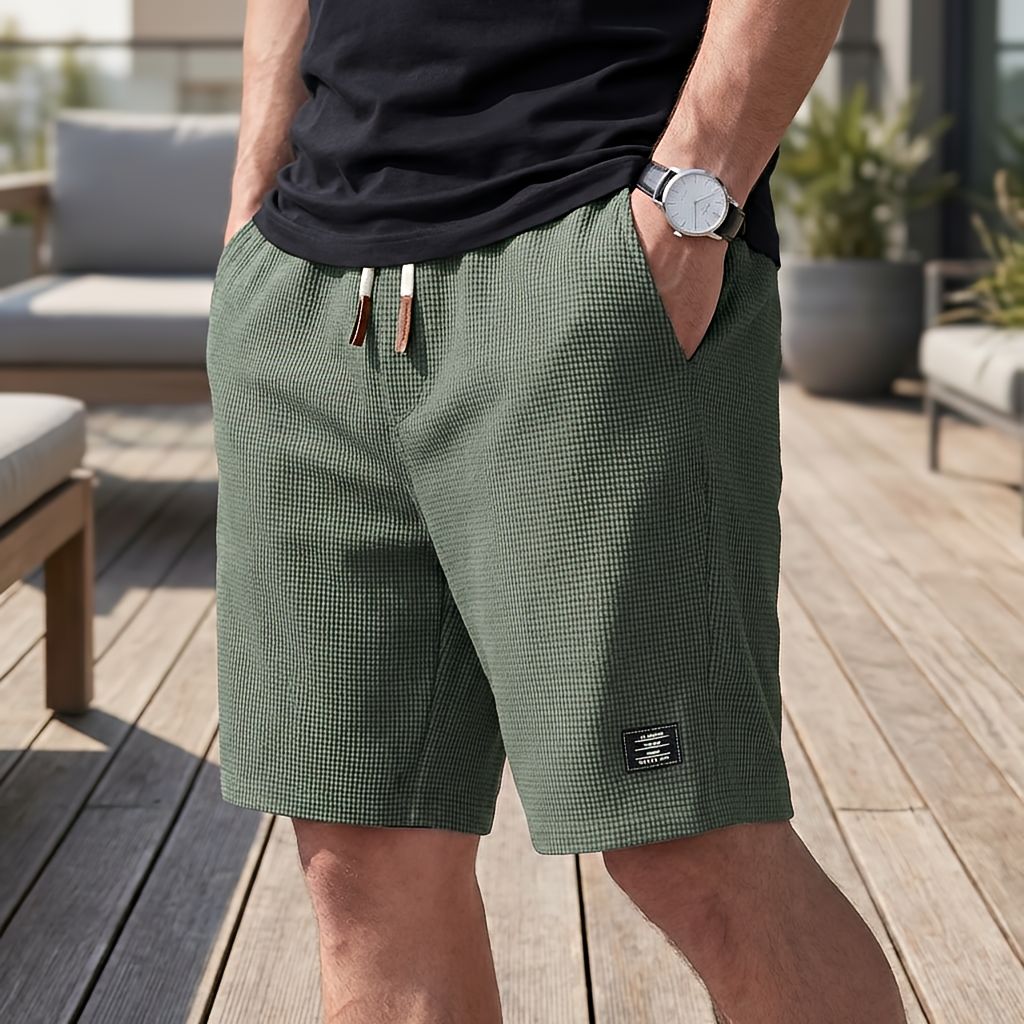Dalviora™ | Men's Summer Shorts with Elastic Waist – 6 Colors Lightweight Fabric S-3XL
