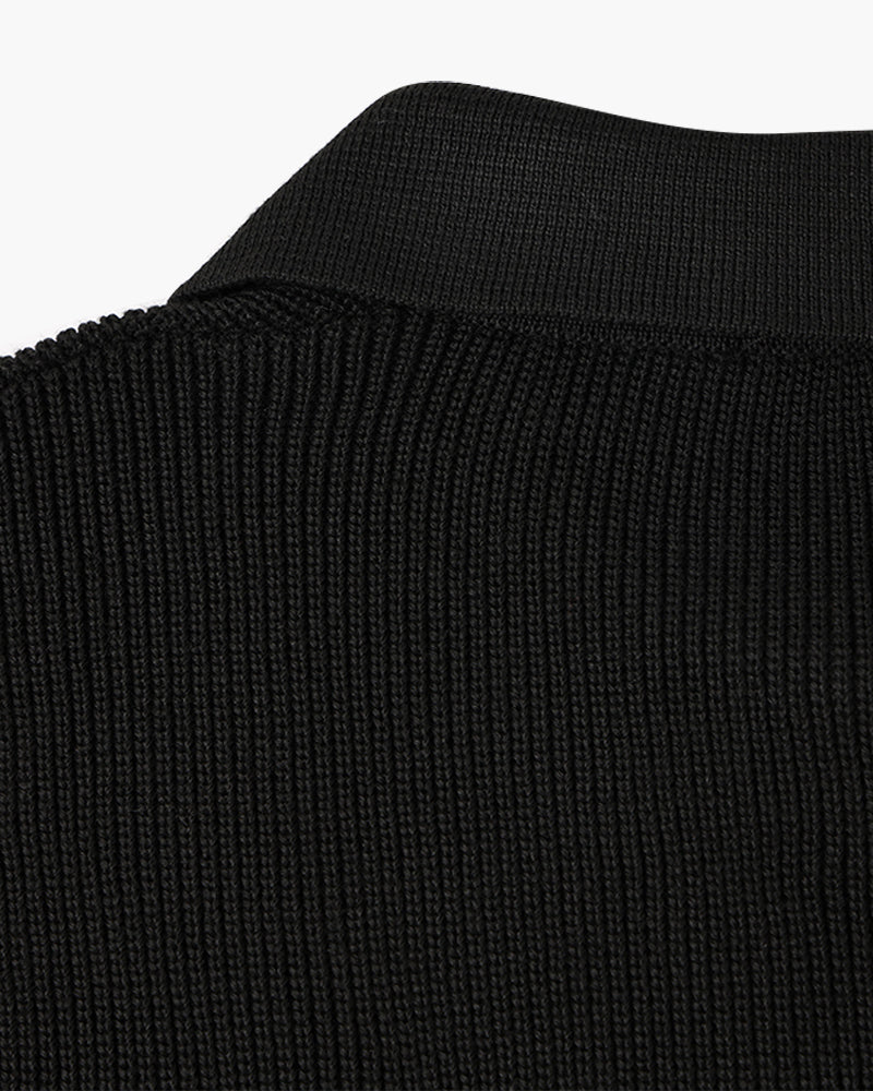 Dalviora™ | Pull Zippé RASON – Coton Pur Épaules Tombées Homme