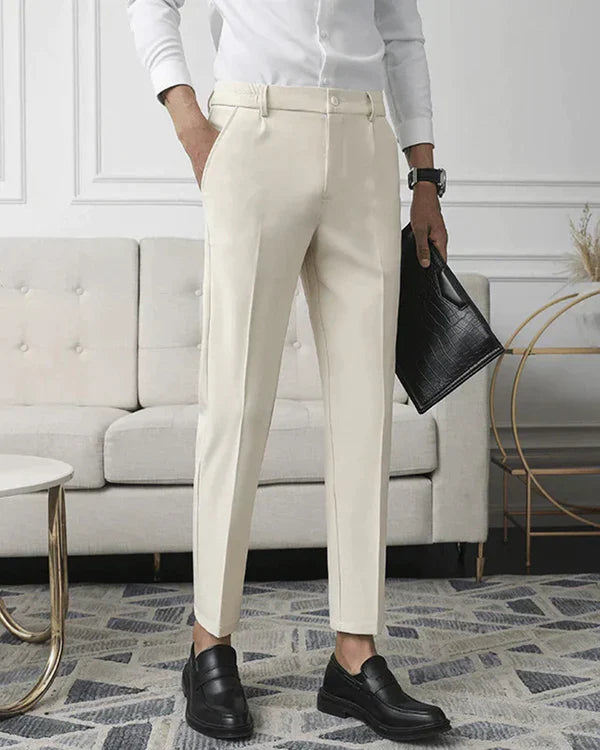 Dalviora™ | Pantalon Slim Stretch MILANO – Pinces Nettes Tissu Stretch Homme