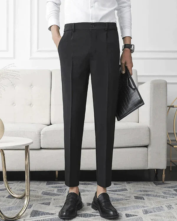 Dalviora™ | Pantalon Slim Stretch MILANO – Pinces Nettes Tissu Stretch Homme