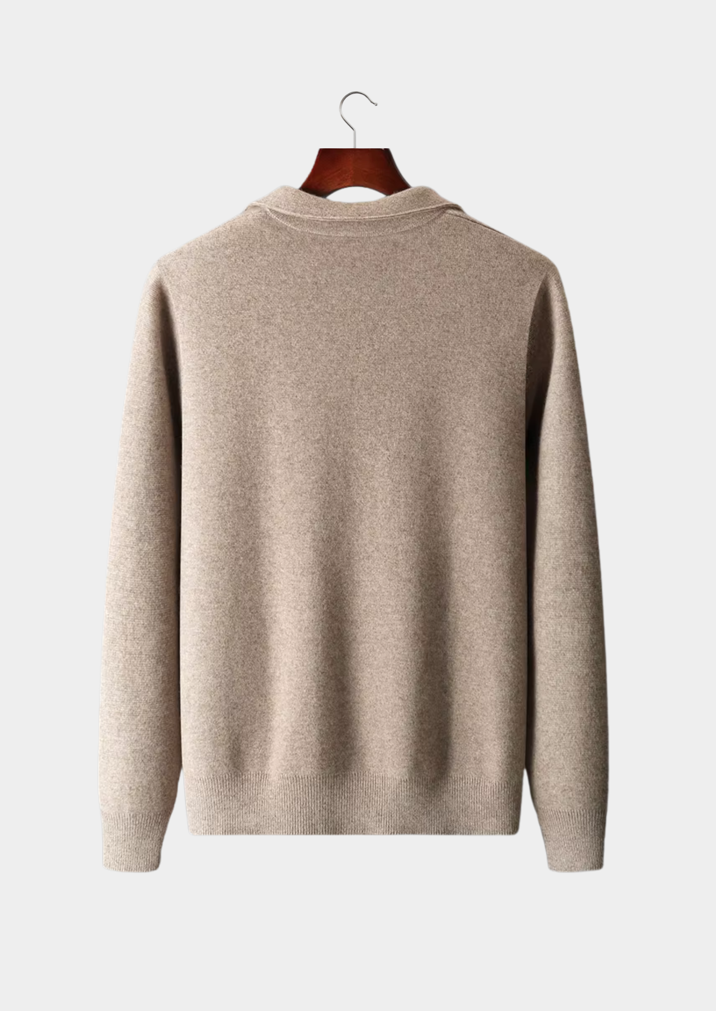 Dalviora™ | Cardigan Polo Zip en Laine Mérinos Extra-Fine