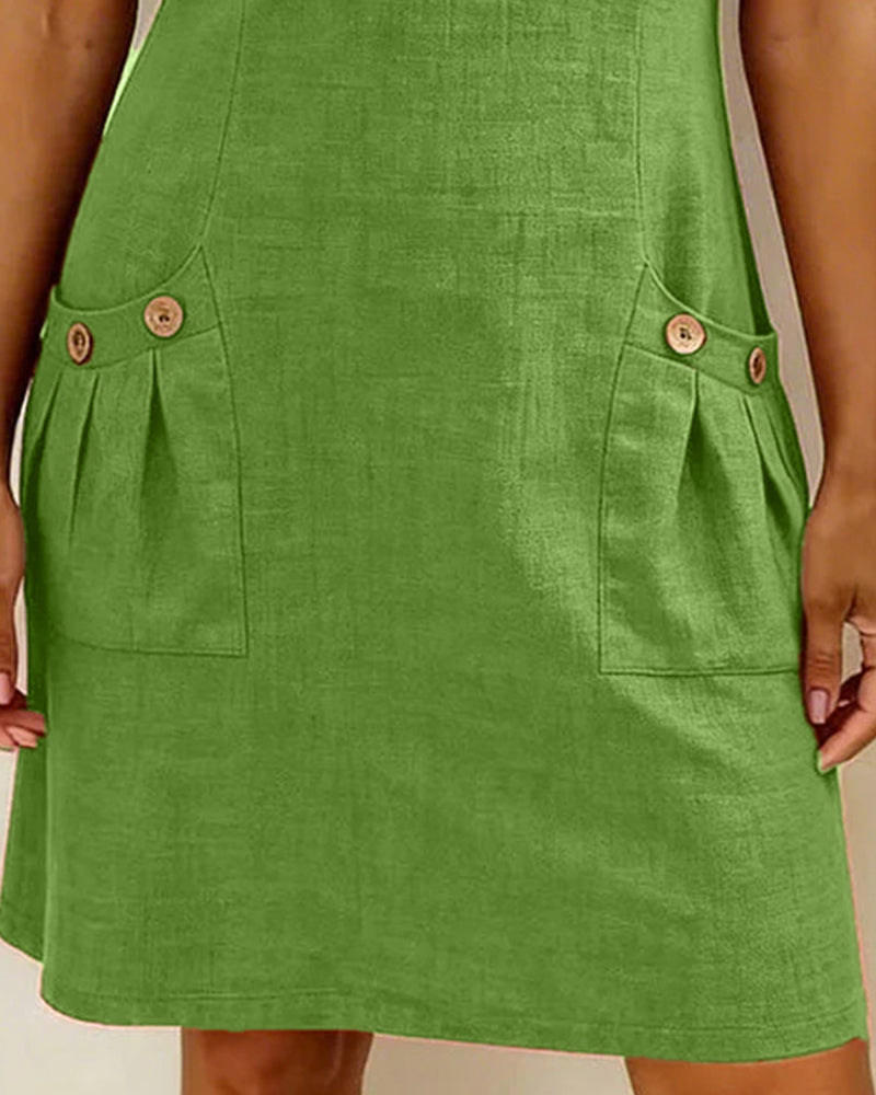 Dalviora™ | Ela Casual Short-Sleeve Dress