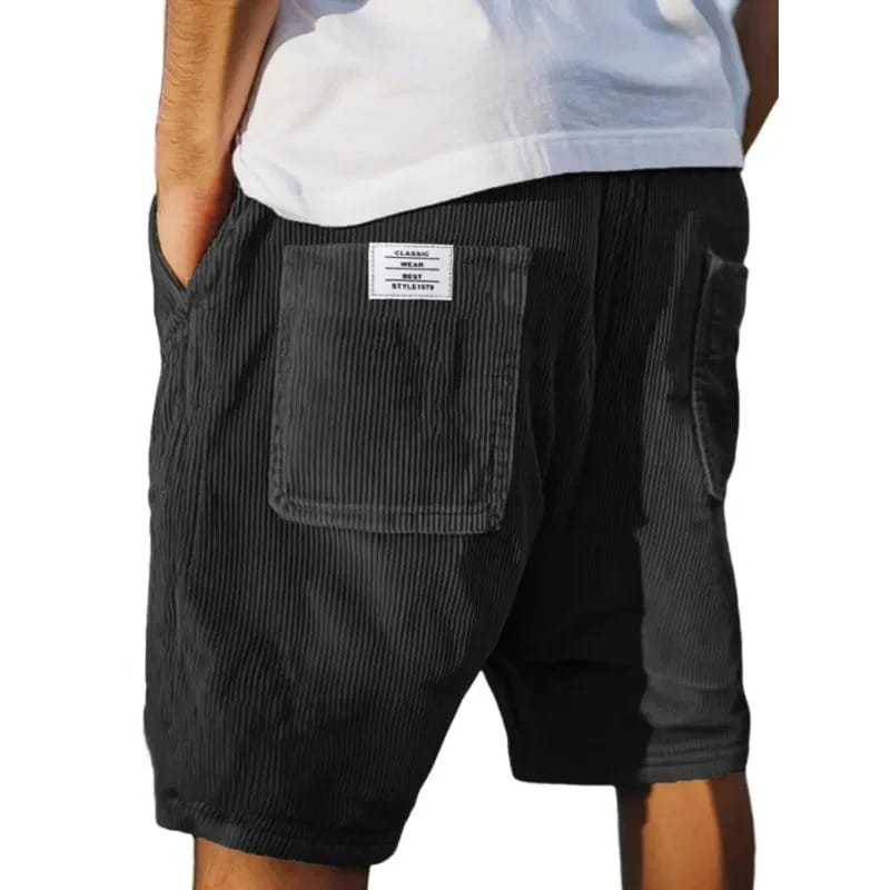Dalviora™ | MATTEO Corduroy Shorts – 6 Colors Men's Elastic Waist