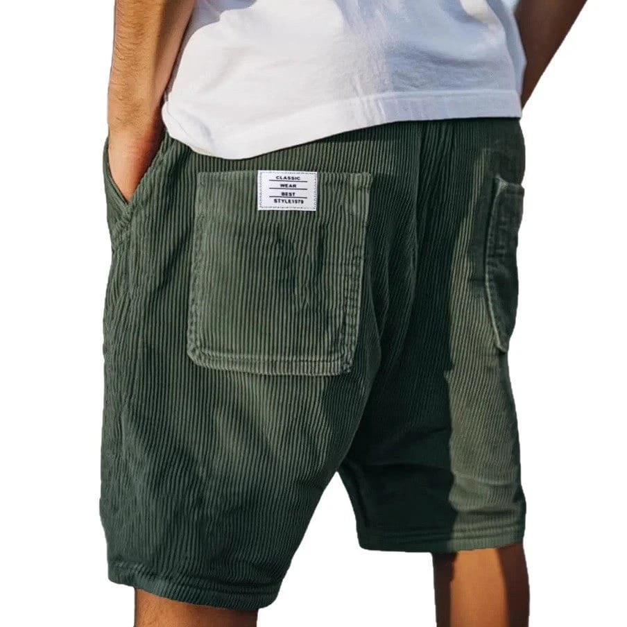 Dalviora™ | MATTEO Corduroy Shorts – 6 Colors Men's Elastic Waist
